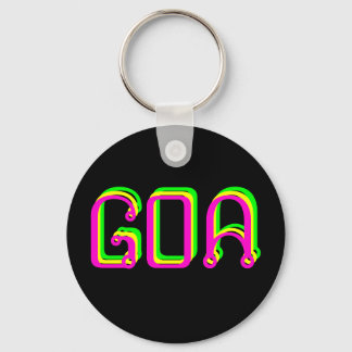 Chaveiro Porte-clés psychédélique goa