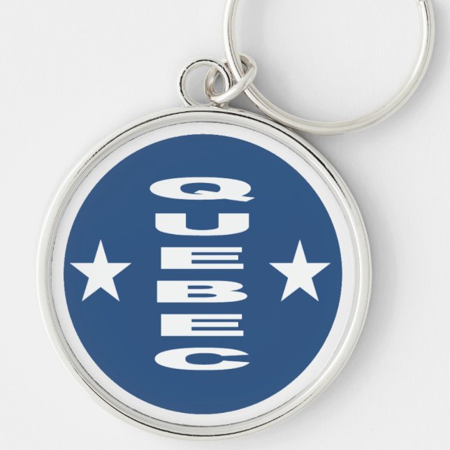 Chaveiro Porte-clés rond Premium QUEBEC (Frente)