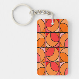 Chaveiro Porte-clés seventies orange