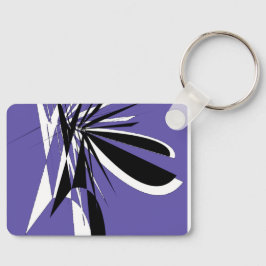 Chaveiro Porte-Clés Violet au Design Graphique Moderne