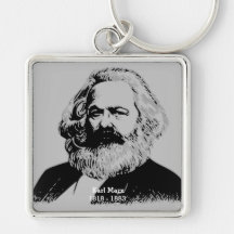 Porteclés carré Karl Marx - Grande