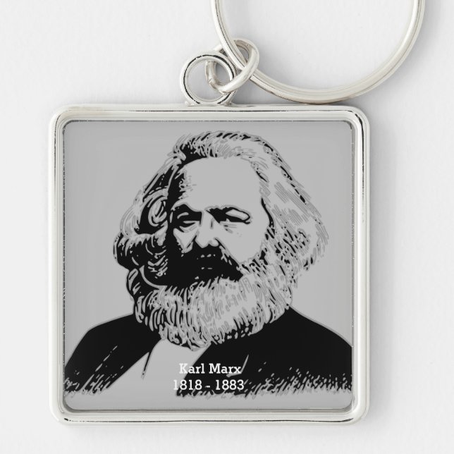 Chaveiro Porteclés carré Karl Marx - Grande (Frente)