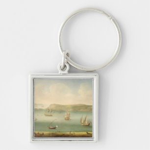 Chaveiro Porto Mahon, Minorca, 1730's (óleo em canvas)