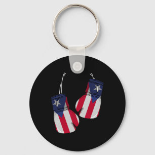 Chaveiro Porto Rico Bandeira Boxer Luvas Boricua Patri