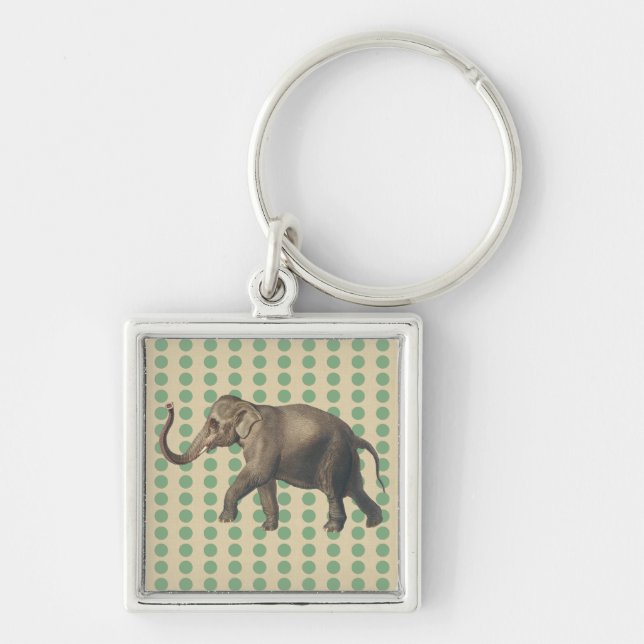 Chaveiro Portos de Especiarias da Bay Leaf com Elefante (Frente)