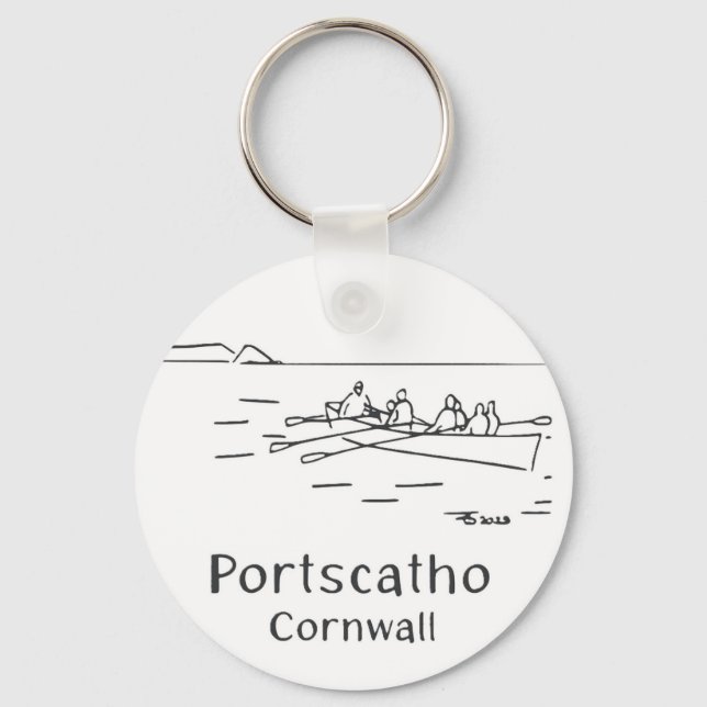 Chaveiro Portscatho Gig Rowers keyring (Frente)