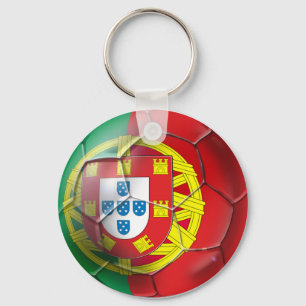 Chaveiro Portugal Fãs de Camisetas da seleção de futebol