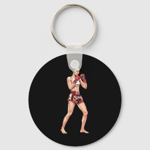 Chaveiro Posição de Muay Thai Esportes Comt Para um Fã de K