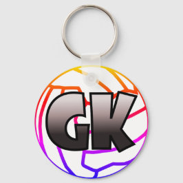 Chaveiro Posição do Jogador Netball do GK Goal