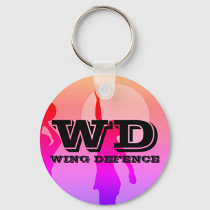 Chaveiro Posição personalizável do Netball Player