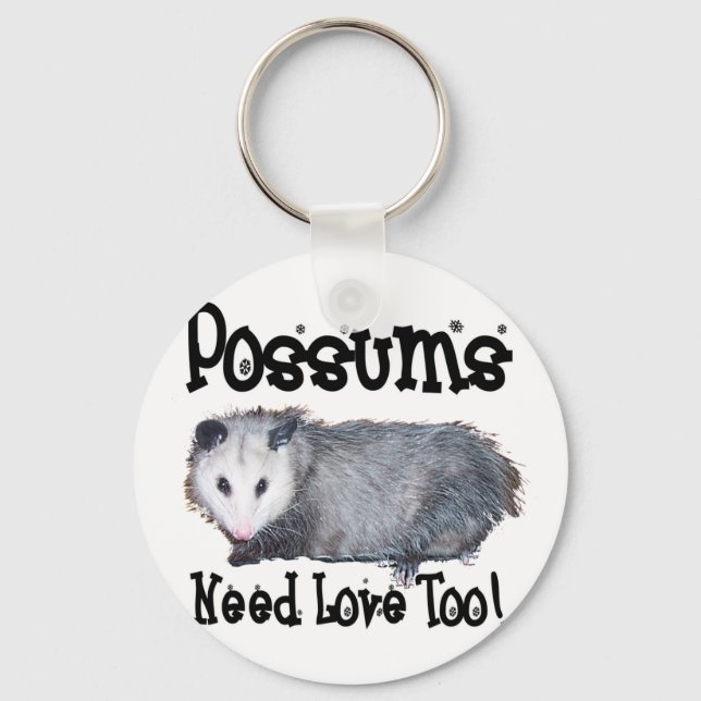 Chaveiro Possum Precisa De Amor Também (Frente)