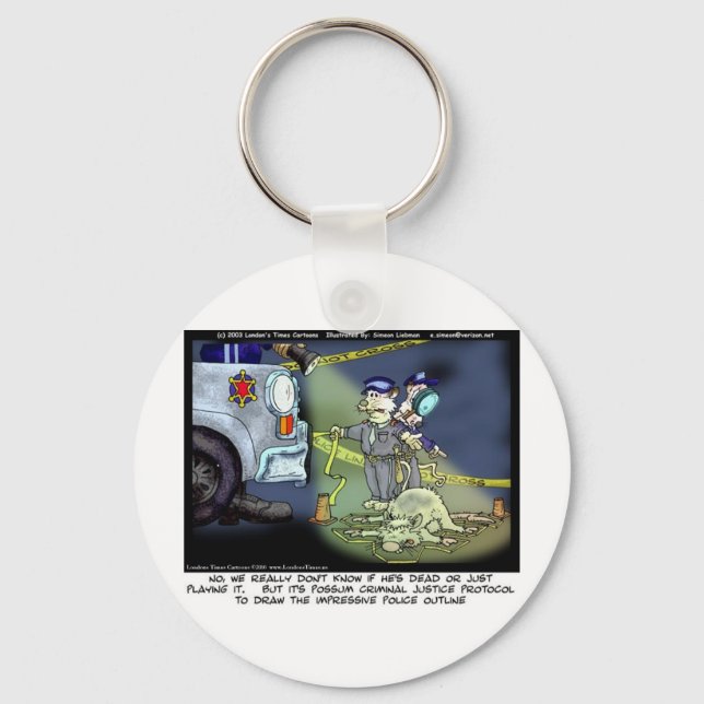 Chaveiro Possum Protocol Funny Gifts Camisetas e Coleções (Frente)