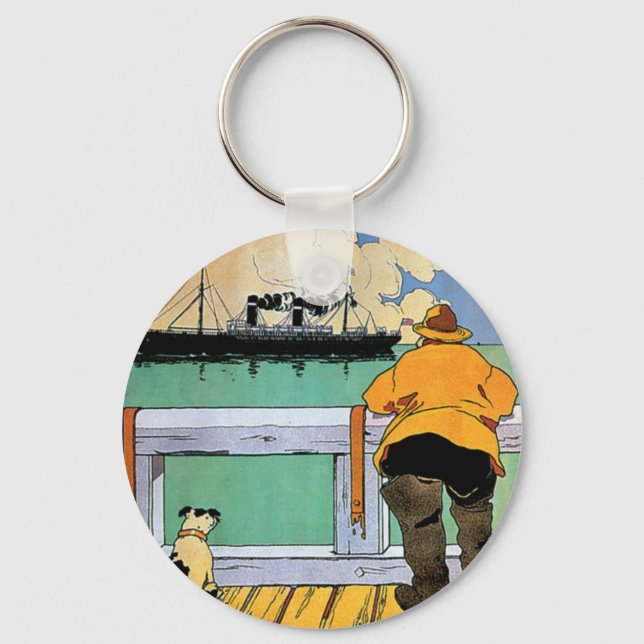 Chaveiro Poster de Linha Americana (Frente)