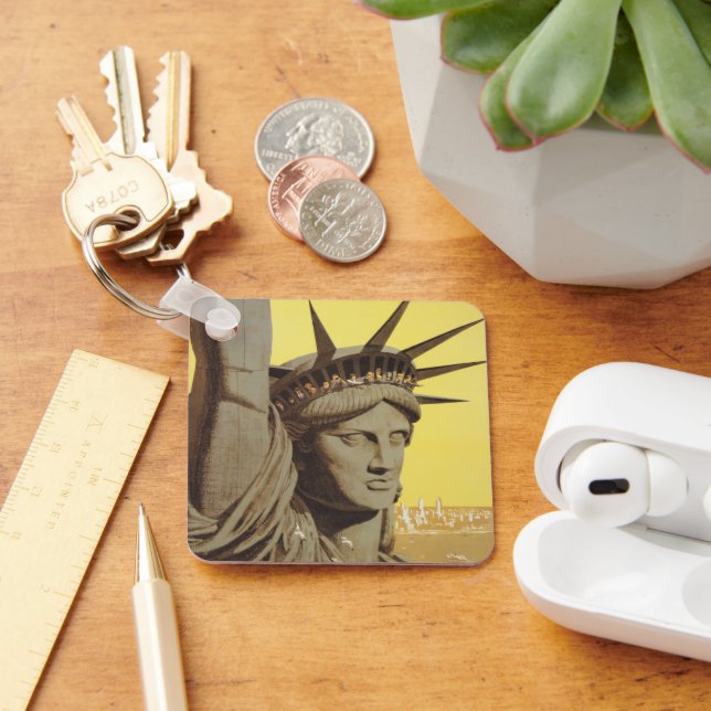 Chaveiro Poster de viagens Para Nova Iorque, United Air Lin (Mesa)