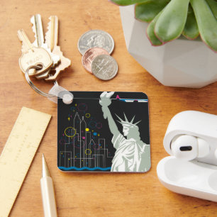 Chaveiro Poster de viagens Para Voar Northwest Airlines