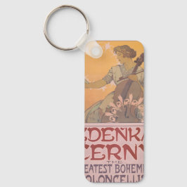Chaveiro Poster de Zdenka Cerny por Alphonse Mucha
