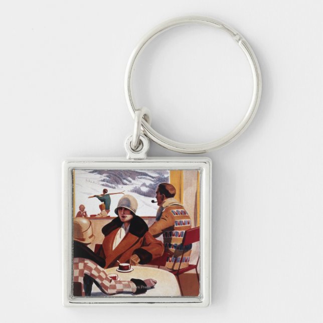 Chaveiro Poster do Descida Club (Frente)
