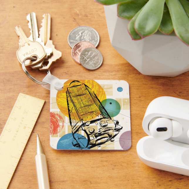 Chaveiro Poster do telescópio espacial Kepler. (Mesa)