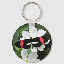 Chaveiro Postman Longwing Butterfly na Flor