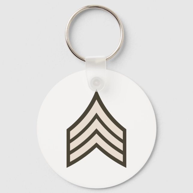 Chaveiro posto de Sargento do Exército (Frente)