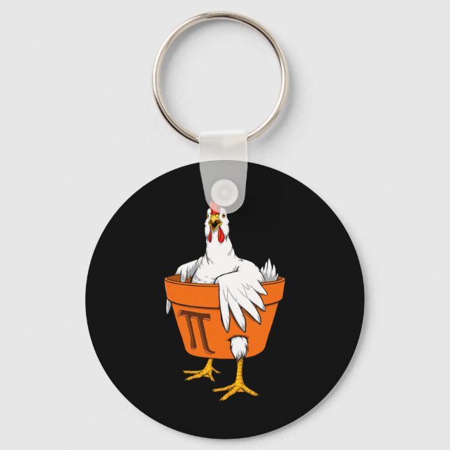 Chaveiro Pote De Frango Dia Pi Camisa Presente Homens Mulhe (Frente)