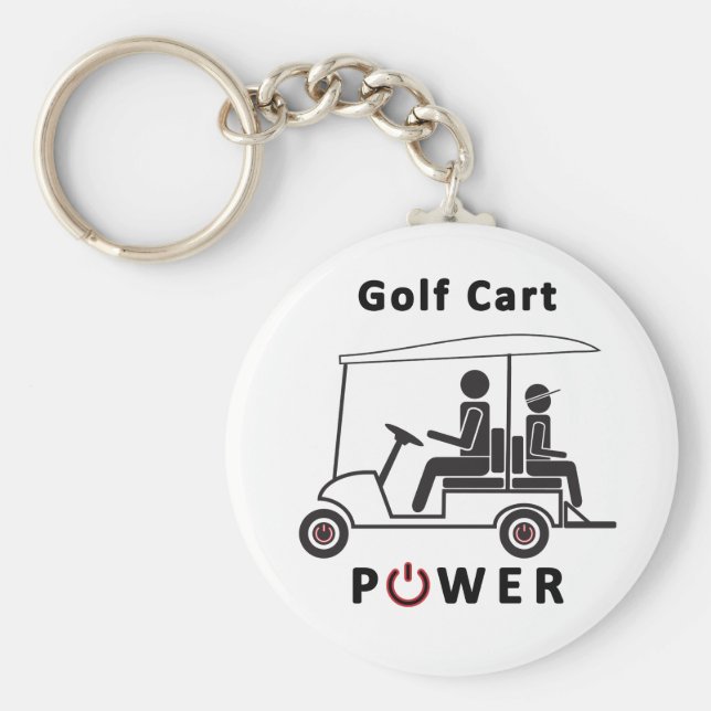 Chaveiro Potência do carrinho de golfe (Frente)