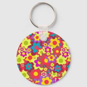 Chaveiro Potência do ventilador 60s hippy