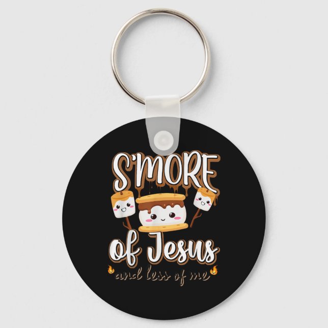 Chaveiro Pouco De Jesus, Menos Campanha Cristã (Frente)