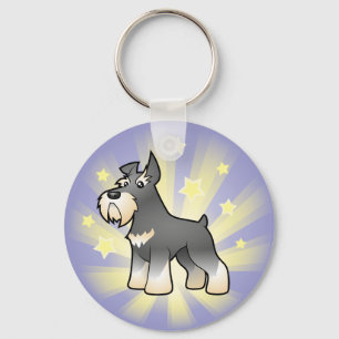 Chaveiro Pouco Schnauzer da estrela