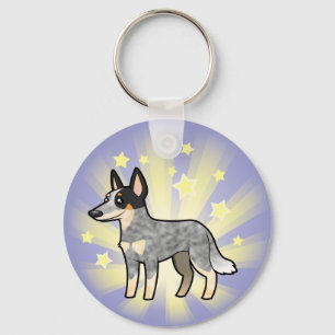 Chaveiro Poucos cão/Kelpie australianos do gado da estrela