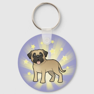 Chaveiro Poucos Mastiff/Bullmastiff da estrela