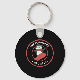 Chaveiro Powderhorn Colorado Snowboard Penguin Snowboard