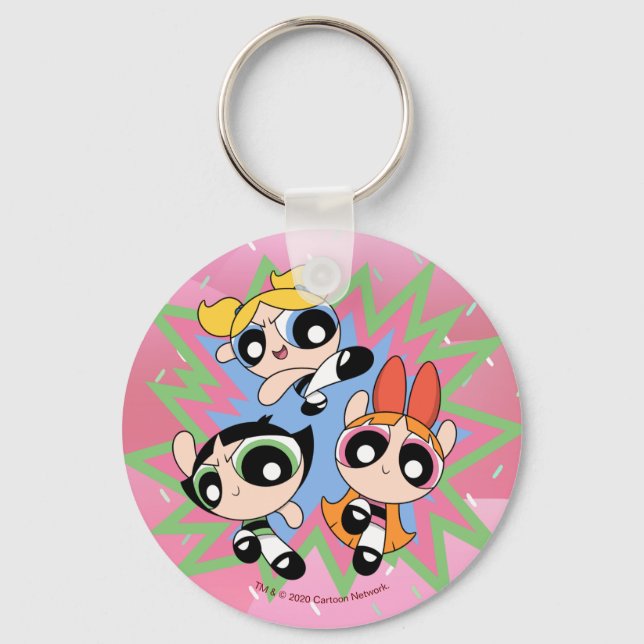 Chaveiro Powerpuff Girls Powfator (Frente)