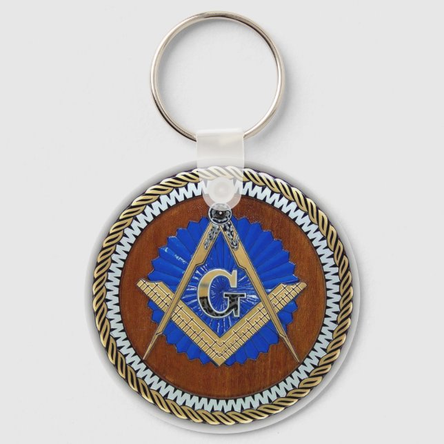 Chaveiro praça de conspiração de NWO Freemason (Frente)