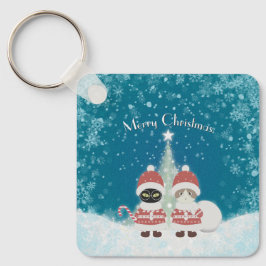 Chaveiro Praça Metálica de Poiluna.