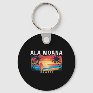 Chaveiro Praia Ala Moana Havaí Homens Mulheres Surfe _1