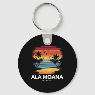 Chaveiro Praia Ala Moana Havaí Prancha de Surf Surf Vintage