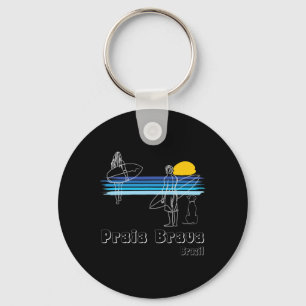 Chaveiro Praia Brava Brasil, Praia de Surf Surf Guy Com Cac