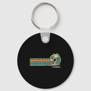 Chaveiro Praia Clearwater Flórida Verão Vintage Férias em F