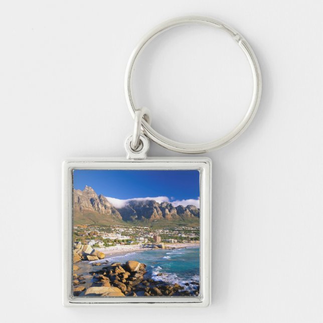 Chaveiro Praia de Camps Bay e cordilheira dos Doze Apóstolo (Frente)