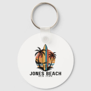 Chaveiro Praia de Jones Nova York Surfando Surfista _1
