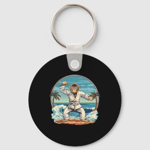 Chaveiro Praia de Macaco de Karatê Kickboxing Jiu-jitsu Mma