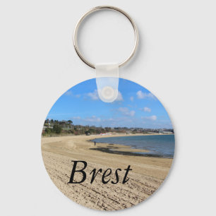 Chaveiro praia de Moulin Blanc em Brest