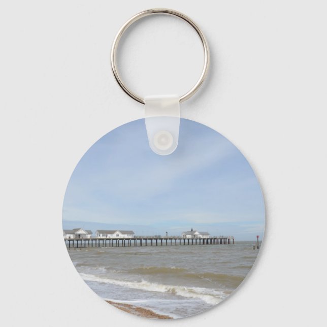 Chaveiro Praia E Pier No Southwold Suffolk (Frente)