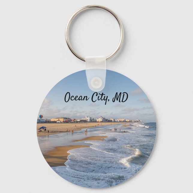 Chaveiro Praia em Ocean City, Maryland (Frente)