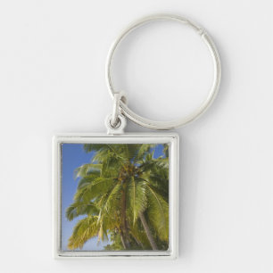 Chaveiro Praia na ilha One Foot, Aitutaki, Ilhas Cook