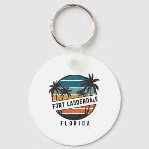 Chaveiro Praia Retro de Fort Lauderdale Flórida Surfboard S