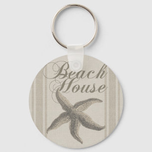 Chaveiro Praia Starfish Sandy Coaster Decor