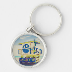 Chaveiro Praia sul da torre   do Lifeguard, Miami, Fl