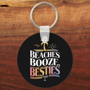 Chaveiro Praias Booze e Besties Coconut Tree Summer